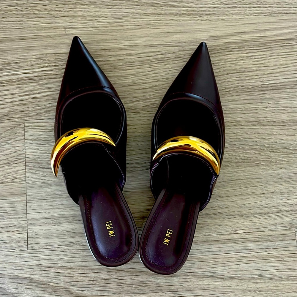 JW PEI Claret Red Heels (size 7.5)